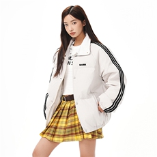 90白鸭绒简约立领外套纯色加厚羽绒服225-2-Y212-P235控318，男装羽绒服，星座225-2