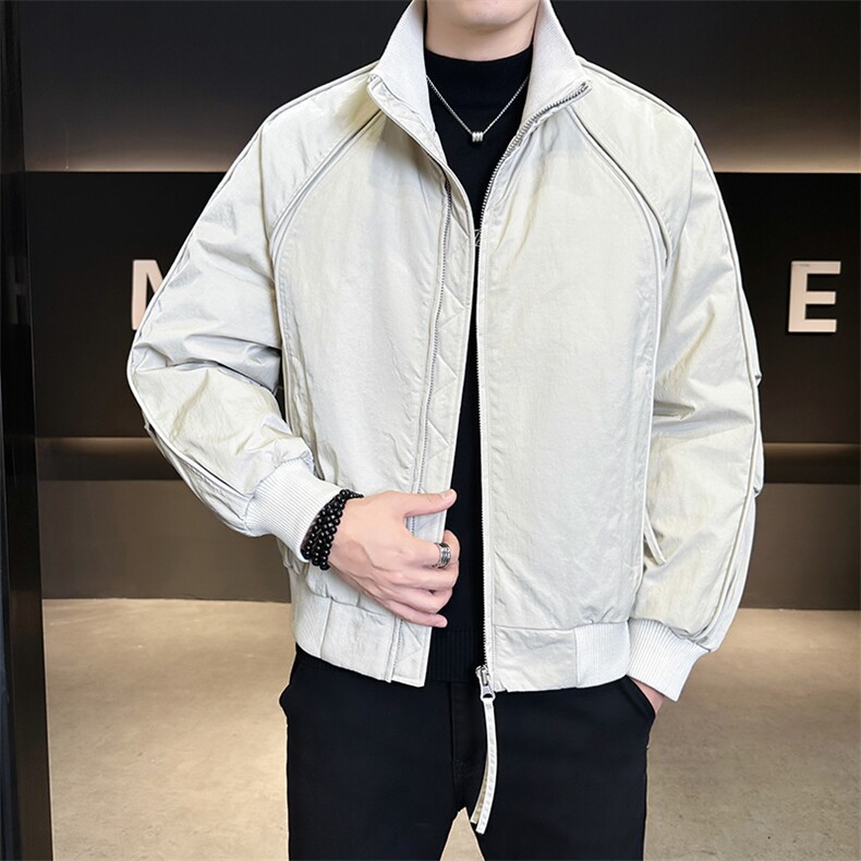 90新标2025设计款立领简约休闲加厚保暖羽绒服外套5889-P295图片