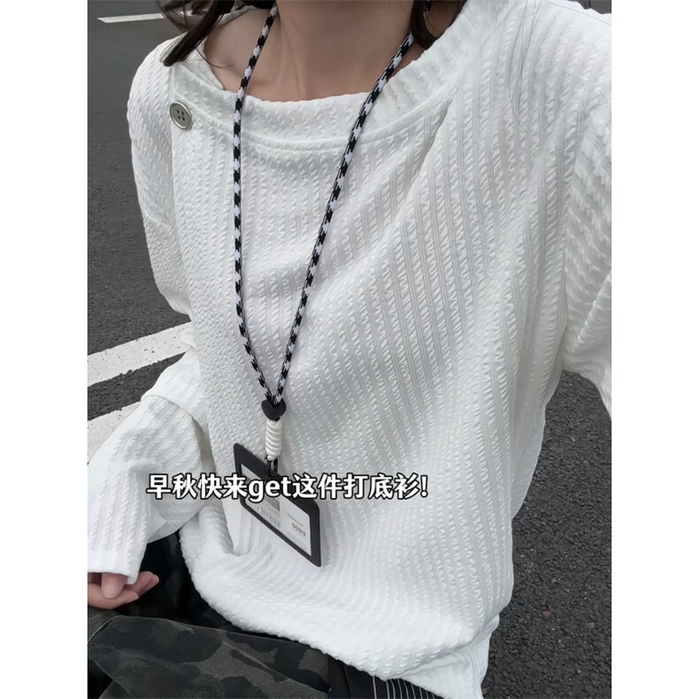 XZ809A/SYR54/特P24/控48大蛇纹设计感领口长袖T恤卫衣,男装T恤,星座809A(原222-1)