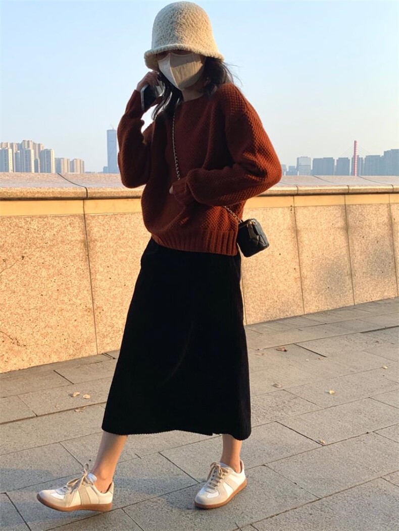 羊毛毛衣，女装针织衫/毛衣，Fueeh