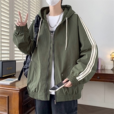 现货8507-P70大码控118春季大码户外连帽夹克外套，男装夹克，星座209