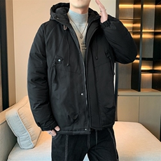 冲锋衣男羽绒棉服冬季轻薄机能风工装外套加厚痞帅棉衣M0785-P120，男装棉衣，星座308B-2