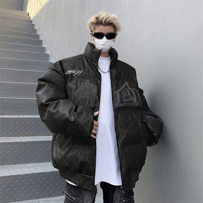 冬季潮牌潮流字加厚立棉服M0831-P105,男装棉衣,星座308B-2