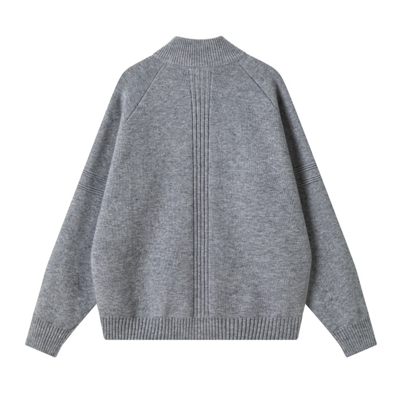 现货高品质可供抖音直播针织开衫双头拉链毛衣310A-2MYY5012P88,男装针织衫/毛衣,星座310A-2