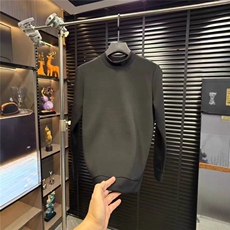 (网图)半高领卫衣刺绣休闲百搭宽松简约长袖打底衫313B-X7789-P50，男装T恤，星座313B