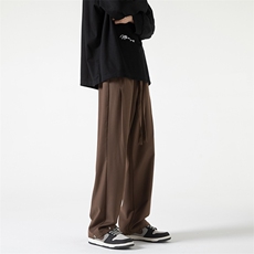 港风抖音大码休闲裤长裤品质西裤直筒裤A014-DY2172-P55控78，男装休闲裤，电商A014