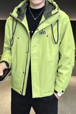 秋冬新款二棉加棉夹克连帽冲风衣男士外套棉服7M23-P120，男装夹克，星座703-1