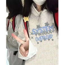 华棉银狐绒连帽卫衣美式宽松休闲帽衫WY36798，男装卫衣，星座208-5