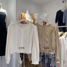 秋季拼蕾丝小开衫，其它，依纤