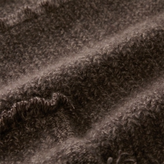 2025年秋季新款百搭女士花纱流苏边西装领，女装羊绒衫，品秋羊绒