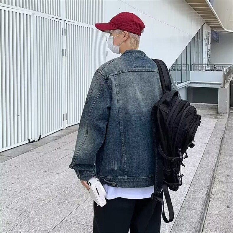 1506/QY80810/P45春秋痞帅外套男ins高街潮牌港风潮流宽松夹克,男装夹克,星座1506