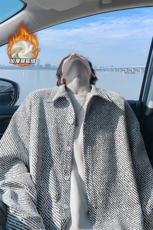 重磅480g雪尼尔加厚银狐绒大码夹克外套男J5265J加绒-特P45控88，男装夹克，电商A001-1