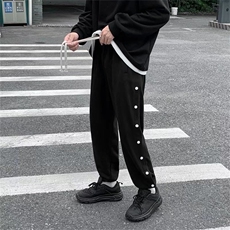 男春夏新款青少年时尚休闲裤双排扣GK40P30，男装休闲裤，星座1116-2