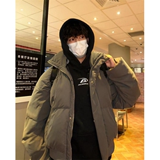 短款棉服男冬季新款加厚廓形面包棉服立领棉衣外套M302，男装棉衣，星座1116A（原606A-3）