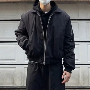 MA1飞行员夹克外套男春秋bomber棉服美式高街cleanfit翻领棒球服图片