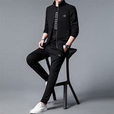 SA3033-3钱塘2020-2新款中青年男士帅气潮流百搭冬季卫衣P240，男装休闲套装，钱塘207-2