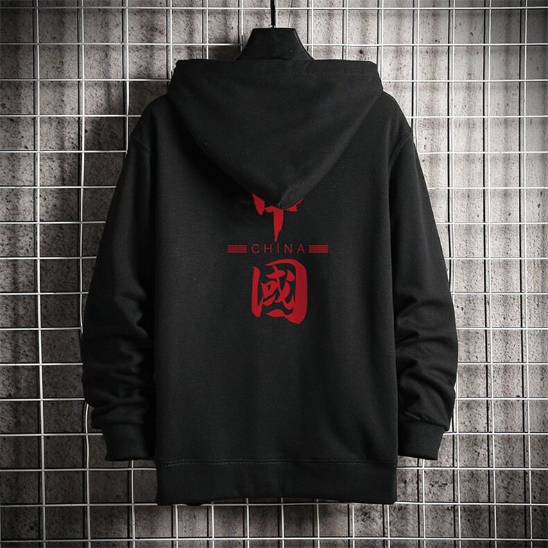 KS21198-P38加绒款-P43连帽开衫卫衣男运动外套大码班服网格,男装卫衣,电商A040A