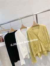 超细羊毛针织开衫，其它，G