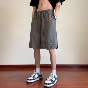 ！2024夏季新款男士透气冲孔冰凉短裤百搭五分裤DK251P45图片