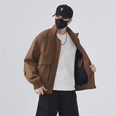 JK007无影墙大口袋工装教练飞行员夹克聚酯纤维(S-3XL)TP38，男装夹克，电商A088