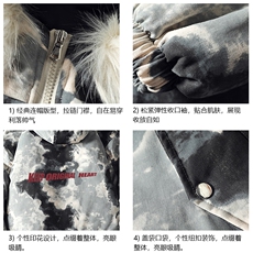 MC49071-P135日系潮衣男大码派克服男工装服外套袄，男装棉衣，电商A040A