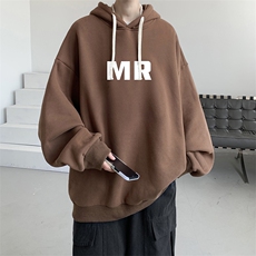 连帽卫衣男大码运动服帽衫外套WY2253-P35加绒款-P40，男装卫衣，电商A040