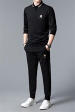 S30766-2钱塘2020-2中青年男士春秋薄款时尚休闲长袖套装P132，男装休闲套装，钱塘207-2