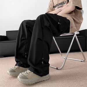 春季机能设计感休闲长裤2024新款美式潮牌工装裤男现货 K7831-P40图片