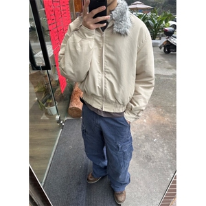 网图 美潮boxy夹克版狼王座山雕棉服外套 W1870/特P105图片