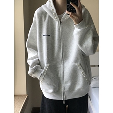 网图！春季重磅纯棉开衫刺绣卫衣外套男潮A1027-特P45加绒53，女装短外套，星座610B-1
