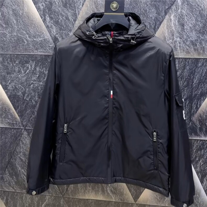 (网图)连帽轻薄棉服保暖轻奢休闲黑色薄棉棉袄313B-JK9932-P105,男装棉衣,星座313B