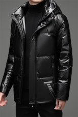 90%白鸭绒羽绒服男士连帽冬季新款宽松保暖休闲外套潮HB2029-P270，男装羽绒服，电商B212（原钱塘6029）