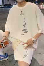 套装！华夫格套装短袖T恤短裤男TZ212-特P38，男装T恤，电商B367