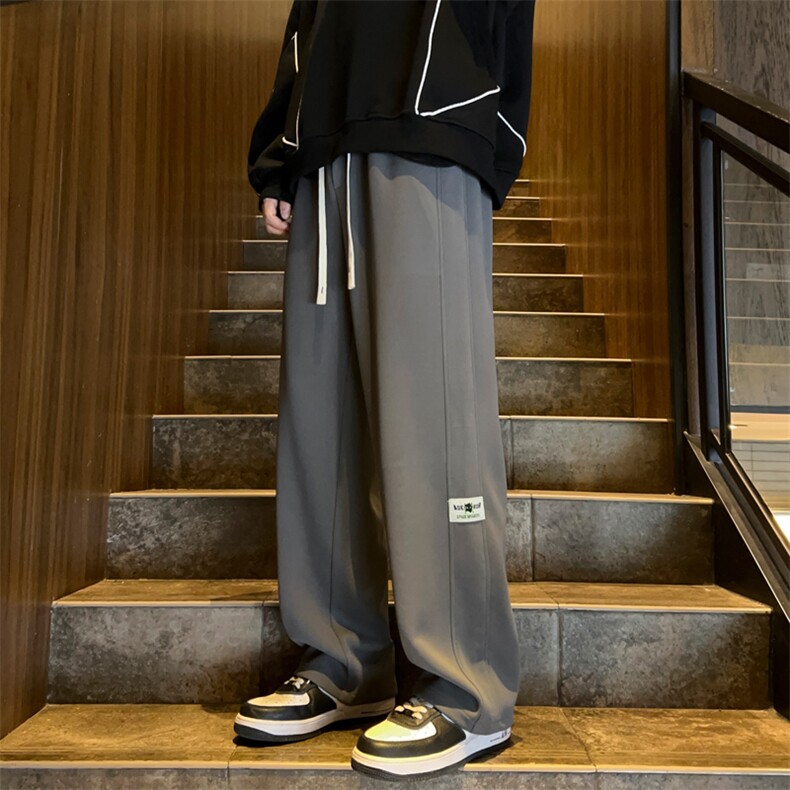 ！2024春季新款男士直筒卫裤潮流休闲运动裤WK2038特P35,男装休闲裤,电商B220