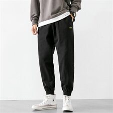 2021春秋季新款休闲裤九分束脚男裤子韩版男潮流长裤DS877T，男装休闲裤，电商A102