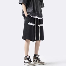 美式潮牌痞帅运动短裤男女装夏季高街五分中裤子网图dk2612-p38，男装休闲裤，星座302B-2