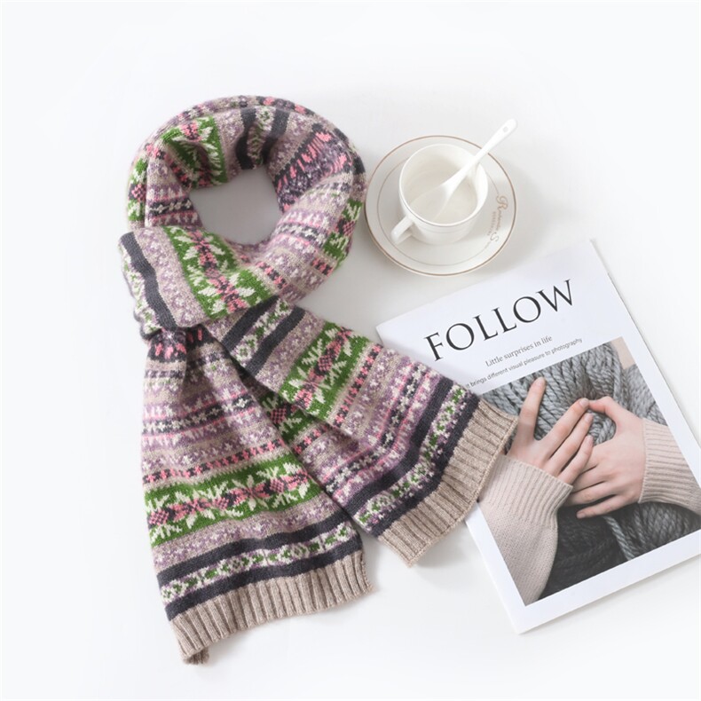 2025时尚百搭通勤简约休闲羊绒围巾，围巾，九月九羊绒