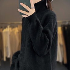 2025年秋季新款百搭女士抽条拉链羊毛开衫，女装羊毛衫，春贝羊绒