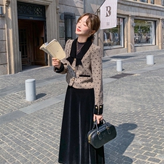 xian货~~90绒小香风羽绒服套装P225338，女装套装/套裙，2C262