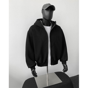 W982-P68 秋季新款重磅420g假模美式连帽开衫卫衣,男装卫衣,星座517A-8（原B282）