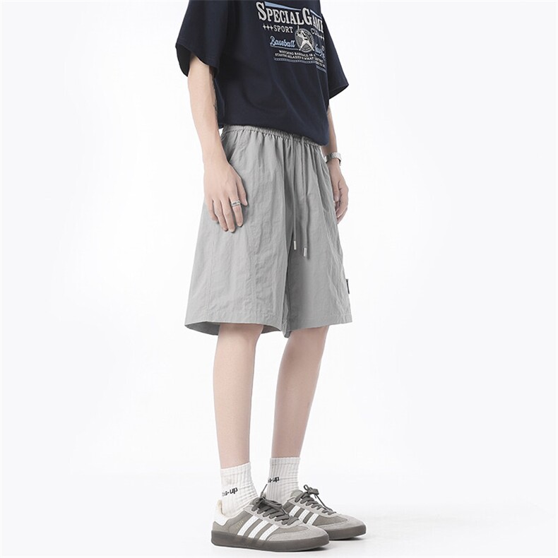 夏季新款破缝拼接速干短裤无影墙XZ604-DK218-特P25控48,男装牛仔裤,星座604