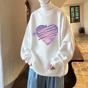控68高领毛衣男士大码内搭毛线衣男 GM45283-P45加绒款-P65图片