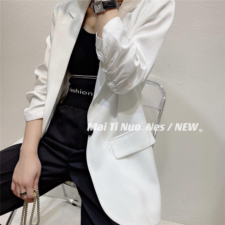 女人味薄料西装，好卖，女装西装，麦缇诺