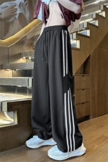YK127特P32控59品质保障秋装冰丝垂坠感侧边织带男女休闲裤，男装休闲裤，电商A249