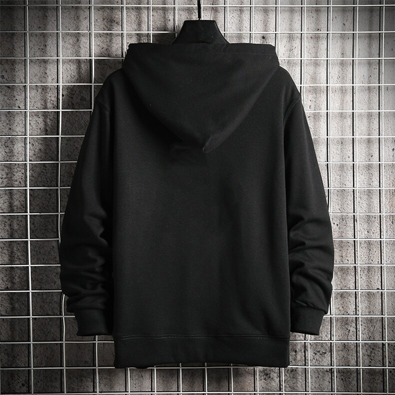 KS21224-P38连帽开衫卫衣男运动外套大码班服网格,男装卫衣,电商A040A