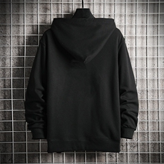 KS21224-P38连帽开衫卫衣男运动外套大码班服网格，男装卫衣，电商A040A