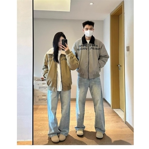 大货DM8217-批105抖音天猫高质量毛领外套加厚保暖棉服图片