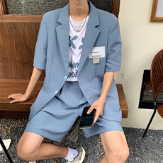 春季潮流休闲时尚短袖套装T736P58，男装休闲套装，星座1116-2
