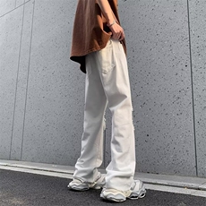 破洞牛仔裤男女韩版潮流痞子帅气夏季2024新款ins长裤RK1841-P39，男装牛仔裤，星座412-3