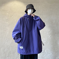 抖音直播品质登山防风多口袋工装冲锋衣外套XZ301ACFY8801P80，男装夹克，星座301A